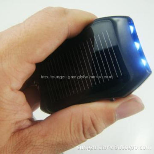 Travelling Solar Mini Charger With 3 LED Flashlights
